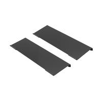 Focket Supporto per Tastiera per Computer, Rialzo Ergonomico per Tastiera Antiscivolo con Design Inclinato Digitazione Confortevole, Supporto per Il Polso, Dimensioni Grandi 17 X 5,71 (Black)