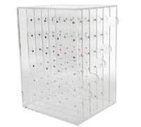 Focket Supporto per Unghie, 5 Strati Trasparente Scheda da Panorama Artistica Acrilica con Campioni a Magnete Rimovibili per lo Stoccaggio e l'organizzazione