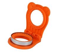 Focket Taglierina per, Pressa per Rotonda in Acciaio Inossidabile con Protezione per le Mani, Taglierina per Rotonda con Facile da Pulire per Panini Hamburger Biscotti Bambini Picnic in Famiglia
