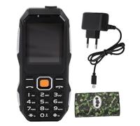 Focket Telefono Cellulare Sbloccato 2G, Telefono Cellulare di Base a Doppia Sim Big Big Basic con Schermata HD FM Radio Camera Torcia, Telefono Jitterbug per Comunicazione (BLACK)