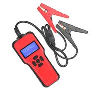 Focket Tester Batteria Auto, Valore CCA Resistenza Tensione Schermo LCD 12V 2,4 Pollici con 4 Opzioni di Funzione Sistemi di Valutazione Multipli Analizzatore Batteria Digitale per Veicoli Marini