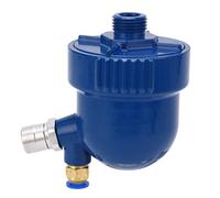Focket Valvola di Scarico Automatica per Compressore d'Aria, Guscio in Lega di Alluminio Pressione 1,5-16 Bar Ingresso 8 Mm Capacità di Drenaggio 24 L H Scaricatore Automatico con Serbatoio d'Aria