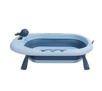 Focket Vaschetta per il Bagno per Bambini, Vaschetta per il Bagno Pieghevole Pieghevole con Rilevamento della Temperatura in Tempo Reale, per il Portatile con Termometro per il con Doccia da Viaggio