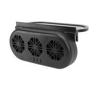 Focket Ventilatore per Auto Ad Energia Solare, Ventola di Scarico per Auto USB o Ad Energia Solare da 5000 Giri/min, 3 Ventole Radiatore per Auto, Ventola di Raffreddamento per Sedile