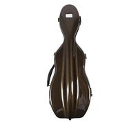 Focket Violin Case 4/4, Guscio Duro in Fibra di Carbonio con Scompartimento Igrometro Manico Rinforzato Spallacci Regolabili Basi Resistenti all'usura Interna da Viaggio per Musicista da Viaggio