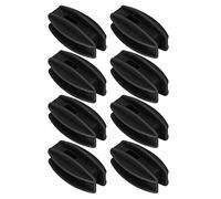 Fockety 100pcs Isoante per Recinzio Eletrica, Isoante per Posta per Esterni, Strument di Psa Elettronica per Zootecnia Resistentine Alle Intemmeraie per Filo di Acciaio (BLACK)