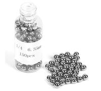 Fockety 150 Pezzi 1/4in 304 Acciaio Inossidabile Sfere Cuscinetti, | Sfere di ricambio per cuscinetti resistenti alla corrosione per hardware industriale, prodotti chimici e aerospaziali