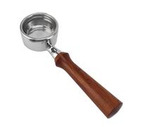 Fockety 58mm senza fondo Portafiltro per, 2 Orecchie in Acciaio Inox Nudo Senza Fondo Portafiltro con Cestino Filtro, Adatto Classic Evolution Espresso Deluxe Di Più