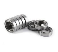 Fockety 6700ZZ Cuscinetti a Doppia Schermatura Sezione Sottile a Basso Rumore per gli Appassionati del Fai Te 10 * 15 * 4mm Cuscinetto a Sfere in Miniatura 10 Pezzi