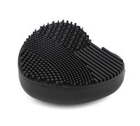 Fockety 7 Colori Guanto in Silicone a Forma di Cuore Detergente per Pennelli per Trucco Pulizia Bordo Cosmetico Strumenti per L'estensione della Rondella della Pelle Blu (cielo notturno nero)