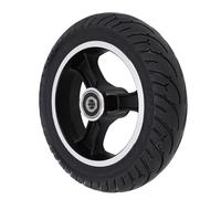Fockety 8 Pollici Scooter Sostituzione Pneumatico per E100, DLX, RX200, E Prime Scooter elettrici, 8 x 2,0 Ruota di Gomma Solida a Prova di Foratura con in Lega di Alluminio