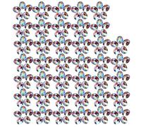 Fockety Accessori in Resina Cristallina Lucida per Cucire Vestiti, Scarpe, Decorazioni per Borse, 200 Oggetti Artigianali per Computer/imballaggio per Gioielli Fai da Te Fatti a Mano, Bracciali,