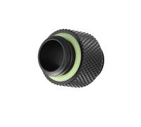 Fockety Adattatore di Raffreddamento Ad Acqua del Computer Dimensione Compatta G1/4 Ritrattatura del Filo per il di Raffreddamento 'acqua del Computer Black 2pcs per (Stile di lunghezza di seta