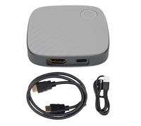Fockety Adattatore Display HD Wireless, Adattatore di Mirroring Wireless da 30Hz da 30Hz Supporto 1080p 720p con Antenna Dual Band 2.4G 5G per il Proiettore di Tablet per Telefono