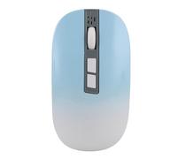 Fockety AI Mouse, Mouse Wireless Bluetooth per GPT con Trascrizione in Tempo Reale della Voce, Traduzione e Riepilogo, Mices di Gioco Ergonomici Ricaricabili per Desktop, PC, Laptop (Lake Blue)