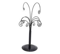 Fockety Albero di Visualizzazione per Ornamenti in Metallo, Supporto per Albero Ornamentale di Natale Stand Decorativo per Tavolo Metallico Supporto per Supporto Ornamentale Albero per (BLACK)
