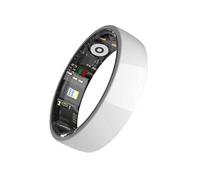 Fockety Anello Intelligente, Tracker per la Salute della Ceramica per Uomini, con Monitoraggio del Sonno di Ossigeno a Frequenza Cardiaca, IP68 Impermeabile, Durata della Batteria di 4-5 (8#)