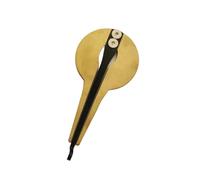 Fockety Arpa a bocca etnica russa, strumento musicale per principianti con suono brillante e puro, arpa a bocca in metallo portatile dal carattere tribale primordiale per adulti (Girare)