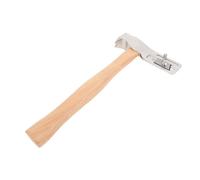Fockety Ascia magnetica per tetti, martello per tetti da 34 cm con manico in legno, leggero, pratico, in acciaio al carbonio, multifunzionale, efficiente, per la riparazione del tetto