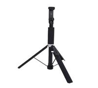 Fockety Asta per Selfie, Treppiede con Doppio Supporto per Slitta Fredda Estensibile a 9 Sezioni, Altezza 187 Cm, Supporto Girevole per Telefono con Apertura Automatica e Chiusura per