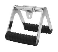 Fockety Attacco per Cavo con Maniglia Double D Row per Palestra, Versatile Attacco per Cavo Antiscivolo Anti-Sudore con Presa Stretta e Fibbia a Molla, per Palestra Domestica
