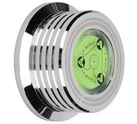 Fockety Attrezzatura per la Registrazione Musicale Stabilizzatore del Peso del Disco Morsetto per Disco Giradischi in Alluminio con Livellamento 'acqua per Giradischi, qualità del Suono Stabile (#4)