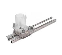 Fockety Attrezzo per Fresa per Con Palmo, Fresa per Con Trimmer Manual per la Lavazione del, Facele Regolazioni, Compatta per Laminato in Acciaio Inox