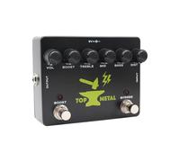 Fockety Aumenta il Pedale degli Effetti della Chitarra in Metallo Top, il Tono del Nucleo di Metallo Pesante con 3 Fascia a Medio Focus per Bassini Pungenti Larghi Alti Croccanti, per