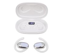 Fockety Auricolari con traduzione AI in tempo reale, auricolari traduttori in 164 lingue, dispositivo traduttore Bluetooth con cancellazione del rumore e controllo touch 4 in 1 (WHITE)