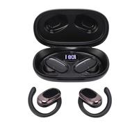 Fockety Auricolari con traduzione AI in tempo reale, auricolari traduttori in 164 lingue, dispositivo traduttore Bluetooth con cancellazione del rumore e controllo touch 4 in 1 (BLACK)