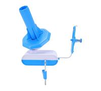 Fockety Avvolgitore per filati, avvolgitore elettrico per gomitoli di filato di grande capacità e struttura robusta, compatto plug and play per lavorazione a maglia e uncinetto (BLUE)