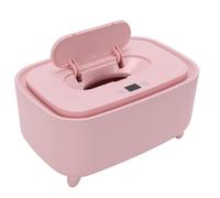 Fockety Baby Wipe più Caldo, Grande capacità di Riscaldamento Rapido USB Alimentato con Controllo della Temperatura Intelligente, Capovolgimento della Polvere per Viaggi Domestici e (PINK)
