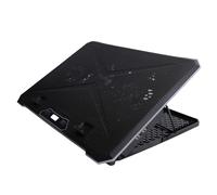 Fockety Base di raffreddamento per laptop, dispositivo di raffreddamento per laptop da gioco RGB con 10 turboventole per 12-19 pollici, con 8 supporti di altezza, 2 porte USB (13 fan)