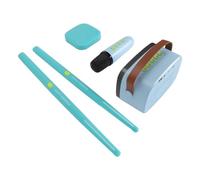 Fockety Batteria Pneumatica, Identificazione Accurata Rileivamento del Movimento 3D BATIARIA ELETTRONICA PORTATILE BATTARIA ARIA COMPRESSA CON CONVERTENTE AUDIO PER ALTOPARLANTI (Ciano)