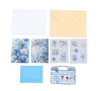 Fockety Biglietto D'auguri Registrabile con Voce Vuota con Registratore Audio da 4 Minuti, Biglietto di Registrazione Fai-da-te con Disegno Floreale Laminato Oro, per di Compleanno,