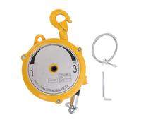 Fockety Bilanciante a Molla, Cuscinetto de 3-5 Kg Strumento a Molla a Scomparsa di Blocco Auto-bloccabile, con Attrezzatura di Sospensione della Corda a Filo de 1,9 M