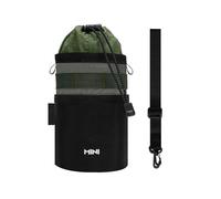 Fockety Borsa a Tracolla per Bottiglia d'Acqua, Porta Bottiglia d'Acqua a Tracolla con Tracolla Regolabile, Tasca per Telefono, Borsa a Tracolla Pieghevole Isolata per Porta (1L)