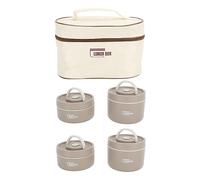 Fockety Box, Scatola per Il Pranzo isolata in Acciaio Inossidabile con Borsa per Il Pranzo isolata, Contenitore per Il Pranzo impilabile Portatile a Prova di perdite per (Colore