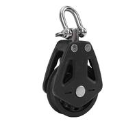Fockety Bozzello Girevole Singolo, Puleggia Marina in Nylon da 50 Mm