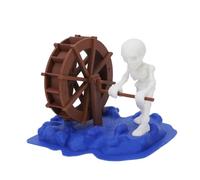 Fockety Bubblatore Scheletro per Acquario, PLA, Decorazione adAria