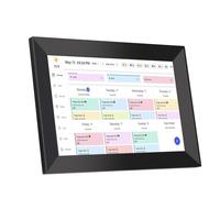 Fockety Calendario Digitale da 10,1 Pollici, Display Interattivo Touchscreen WiFi 32 GB Storage Smart Family Chore Chart Planner, con App di Sincronizzazione a 2 Vie, per il Monte della (EU)
