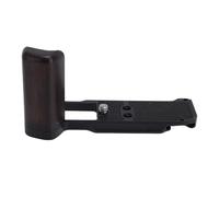 Fockety Camera L Grip a Forma per ARCA, a Forma di Legno a Forma con Scarpa Fredda, Tasto Dell'otturatore della Maniglia in Legno per X M5, Impugnatura a Piastra di Rilascio Rapido (BLACK)