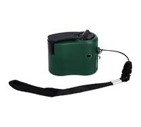 Fockety Caricatore del Telefono a Manovella USB Mini Generatore di Emergenza LED LED Portatile, Adatto a Tutti i Telefoni Cellulari, Filo di Rame ABS (GREEN)
