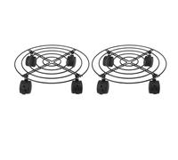 Fockety Carrello per Piante da Esterno Ruote Bloccabili Affidabili Base Portante con Supporto per Carichi Elevati per Piante di Grandi Dimensioni da Interni Ed Esterni