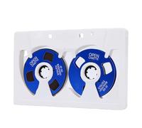 Fockety Cassetta Vuota, Cassetta Bifacciale da 50 Minuti, Tempo di Registrazione da Bobina a Bobina, con Materiali Metallici, per Registratore di Suoni, Registrazione Musicale