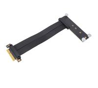 Fockety Cavo di Prolunga PCIe 4.0 X4, Scheda Adattatore NVMe con Fissaggio