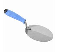 Fockety Cazzuola per Intonaco in Acciaio Al Carbonio, Utensile per (Large | Frattone professionale per cartongesso, utensile leggero da muratore, fresa smussata per intonaci lisci, resistente PP TPR gr