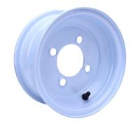 Fockety Cerchione per ATV 19X7-8, cerchione in lega di alluminio de 8 pollici con 4 fori per bulloni, mozzoo per cerchiones anteriore e posteriore per go-kart, quad, moto de cross