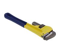 Fockety Chiave per Tubi in Acciaio 45#, Chiave per Tubi per Carichi Pesanti per Dritta in Acciaio Utensile Manual di Livello Industriale, con Impugatura in Gomma Antiscivolo (48")
