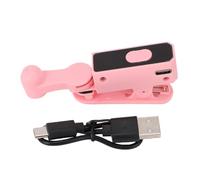 Fockety Clicker Automatico, Tocca Schermo Ricaricabile con 107 Impostazioni di velocità Regolabili, Tecnologia di Mappatura Spaziale per Dispositivi Android, Computer Touchscreen (PINK)